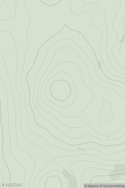 Thumbnail image for Meall na h-Eilrig [Killilan to Inverness] showing contour plot for surrounding peak